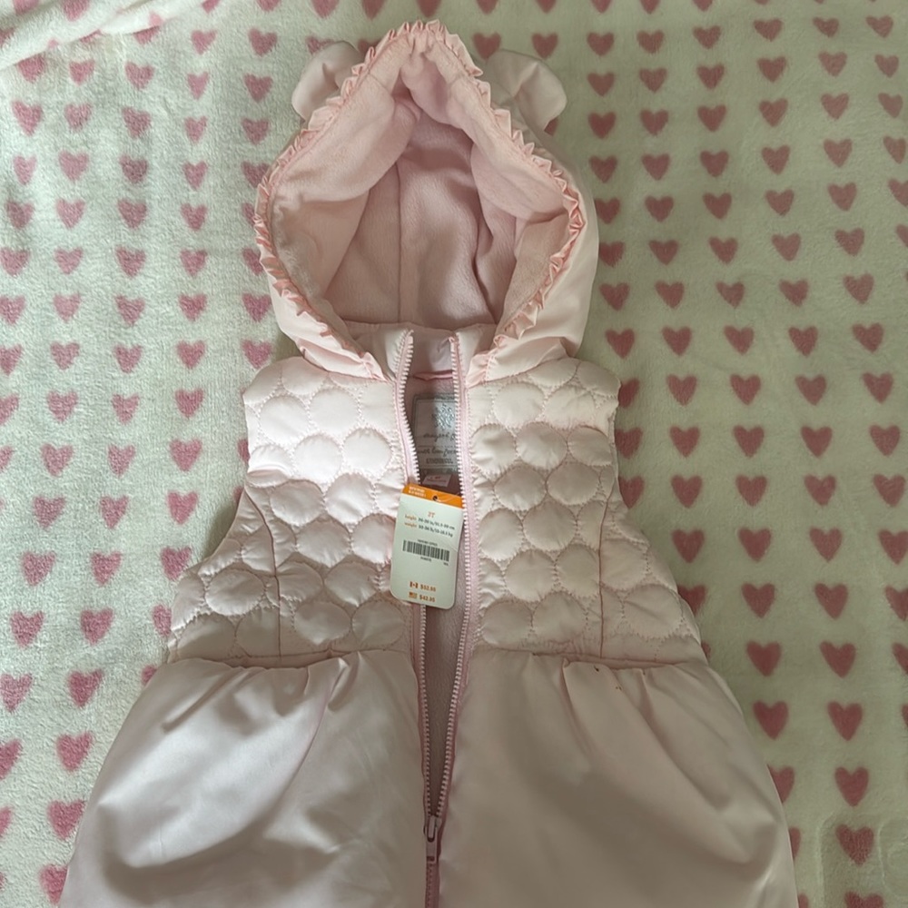 Gymboree puffy warm vest for toddler girls